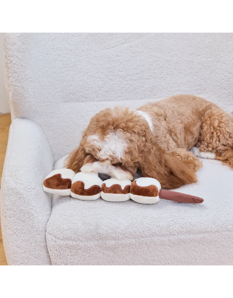 Chewffon Chewffon Plush Dog Toy | S'Mores Stick Squeaky Toy