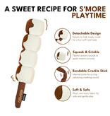 Chewffon Chewffon Plush Dog Toy | S'Mores Stick Squeaky Toy