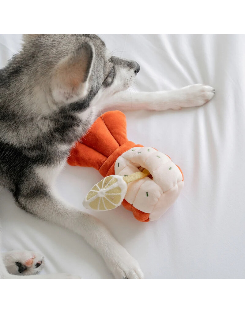 Pups & Bubs Pups & Bubs Plush Dog Toy | Snuffle Grilled Lobster Tail