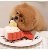 Pups & Bubs Pups & Bubs Plush Dog Toy | Snuffle Grilled Lobster Tail