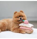 Pups & Bubs Pups & Bubs Plush Dog Toy | Snuffle Strawberry Mille-Feuille