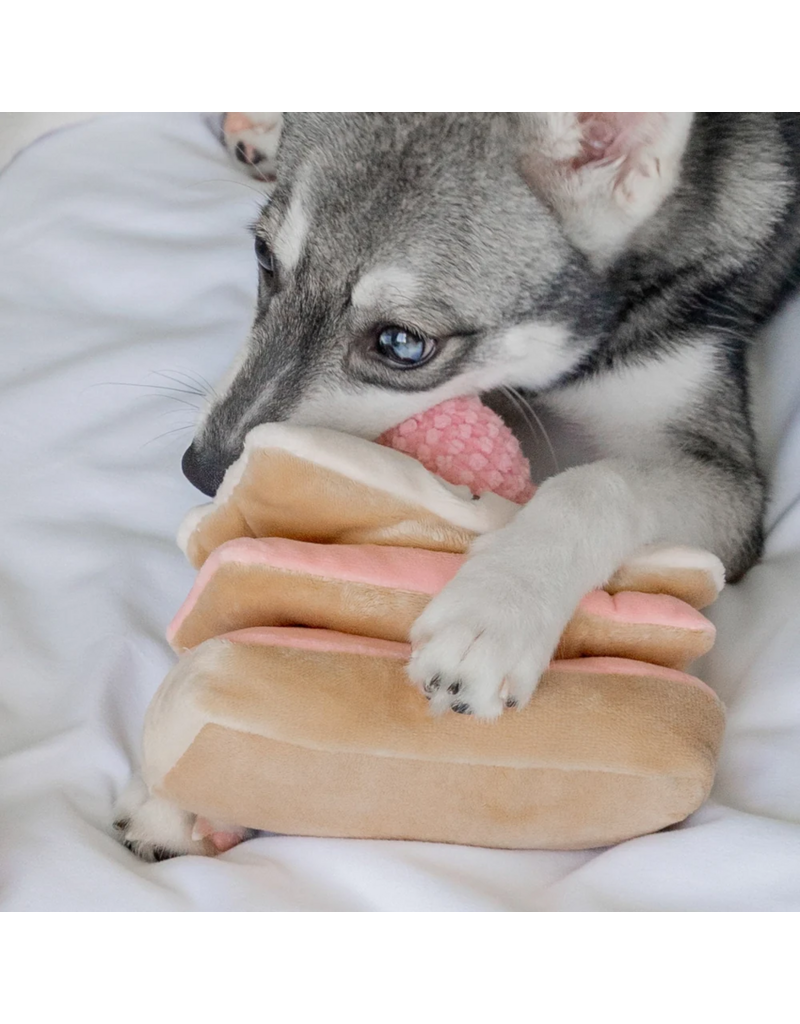 Pups & Bubs Pups & Bubs Plush Dog Toy | Snuffle Strawberry Mille-Feuille