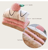 Pups & Bubs Pups & Bubs Plush Dog Toy | Snuffle Strawberry Mille-Feuille
