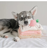 Pups & Bubs Pups & Bubs Plush Dog Toy | Snuffle Strawberry Mille-Feuille
