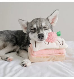 Pups & Bubs Pups & Bubs Plush Dog Toy | Snuffle Strawberry Mille-Feuille