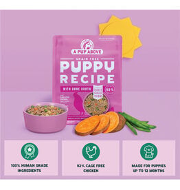 A Pup Above A Pup Above Gently Cooked | Puppy Chicken Recipe 3 lb (*Frozen Products for Local Delivery or In-Store Pickup Only. *)