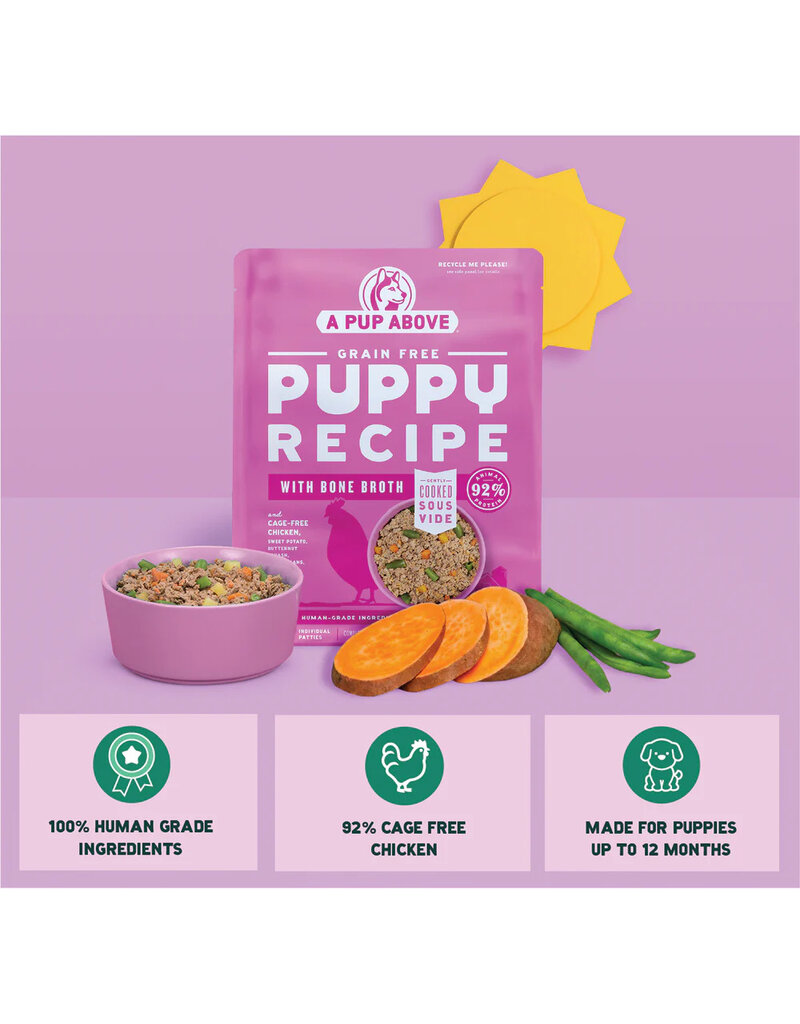 A Pup Above A Pup Above Gently Cooked | Puppy Chicken Recipe 3 lb (*Frozen Products for Local Delivery or In-Store Pickup Only. *)