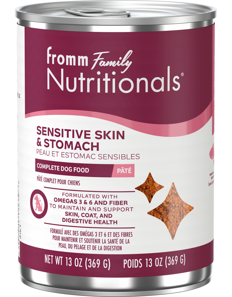 Fromm Fromm Nutritionals Canned Dog Food | Sensitive Skin & Stomach Pate 13 oz CASE