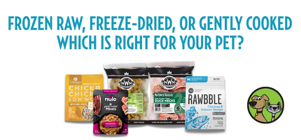 Frozen Raw, Freeze-Dried, or Gently Cooked: Which Is Right for Your Pet?