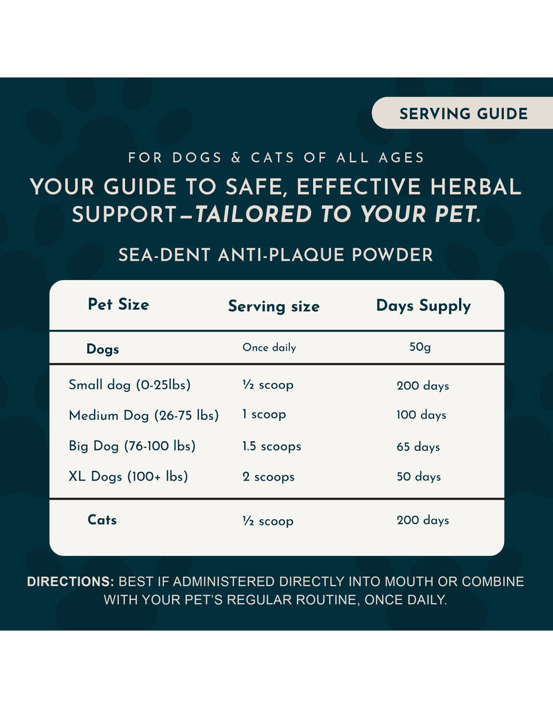 Animal Essentials Animal Essentials Supplements | Sea Dent For Dogs & Cats 50 g