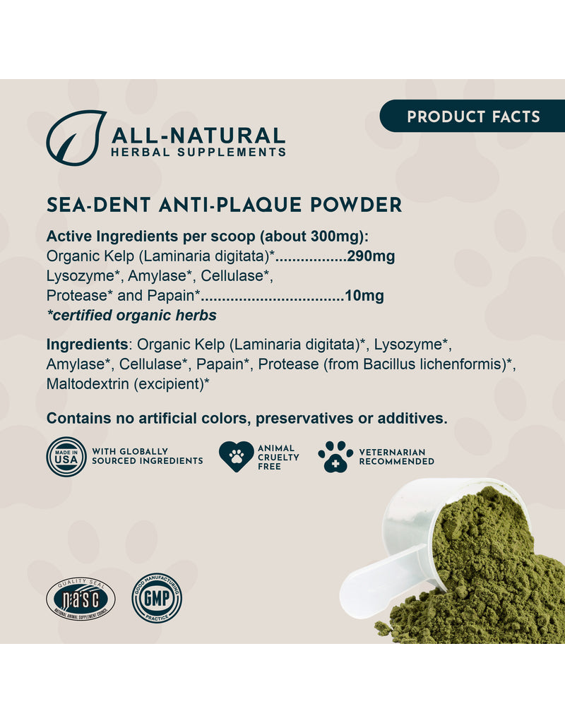 Animal Essentials Animal Essentials Supplements | Sea Dent For Dogs & Cats 50 g