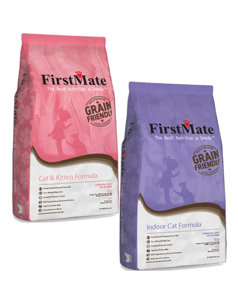 Firstmate FirstMate Grain-Friendly Cat & Kitten Kibble 11 lbs