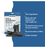 IcelandicPLUS Icelandic+ Dog Treats | Cod & Blueberry Combo Sticks 5.1 oz 16 pk