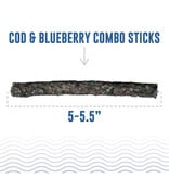 IcelandicPLUS Icelandic+ Dog Treats | Cod & Blueberry Combo Sticks 5.1 oz 16 pk