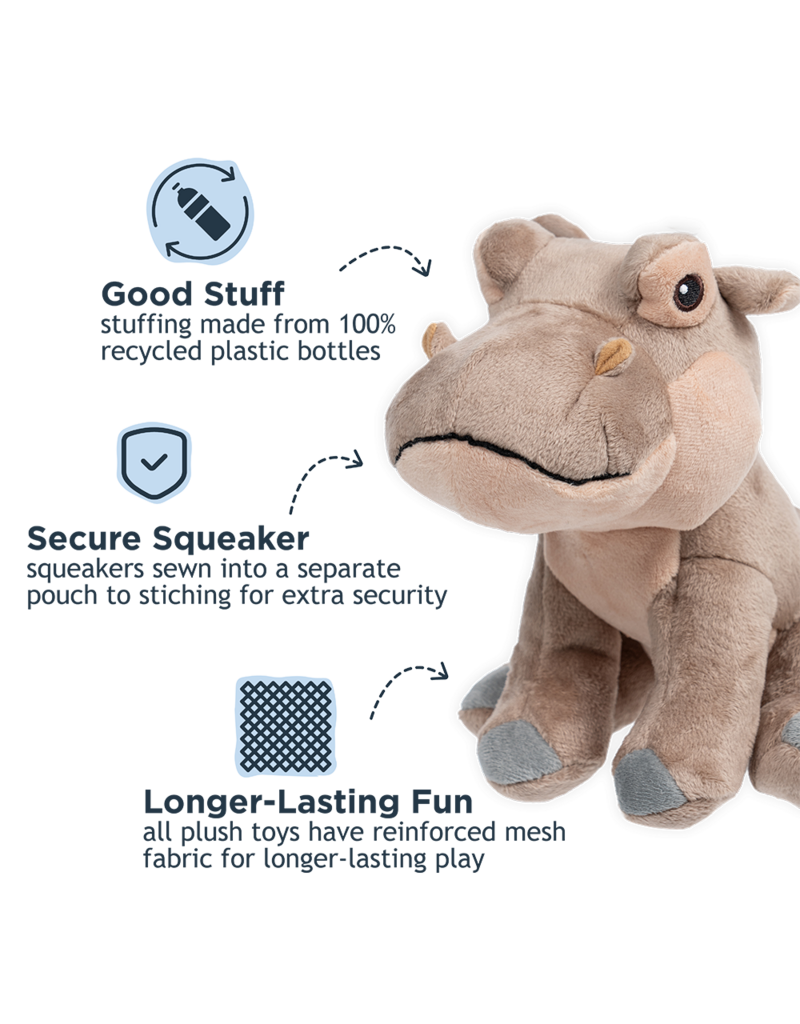 Tall Tails Tall Tails Plush Dog Toys | Hippo 8"