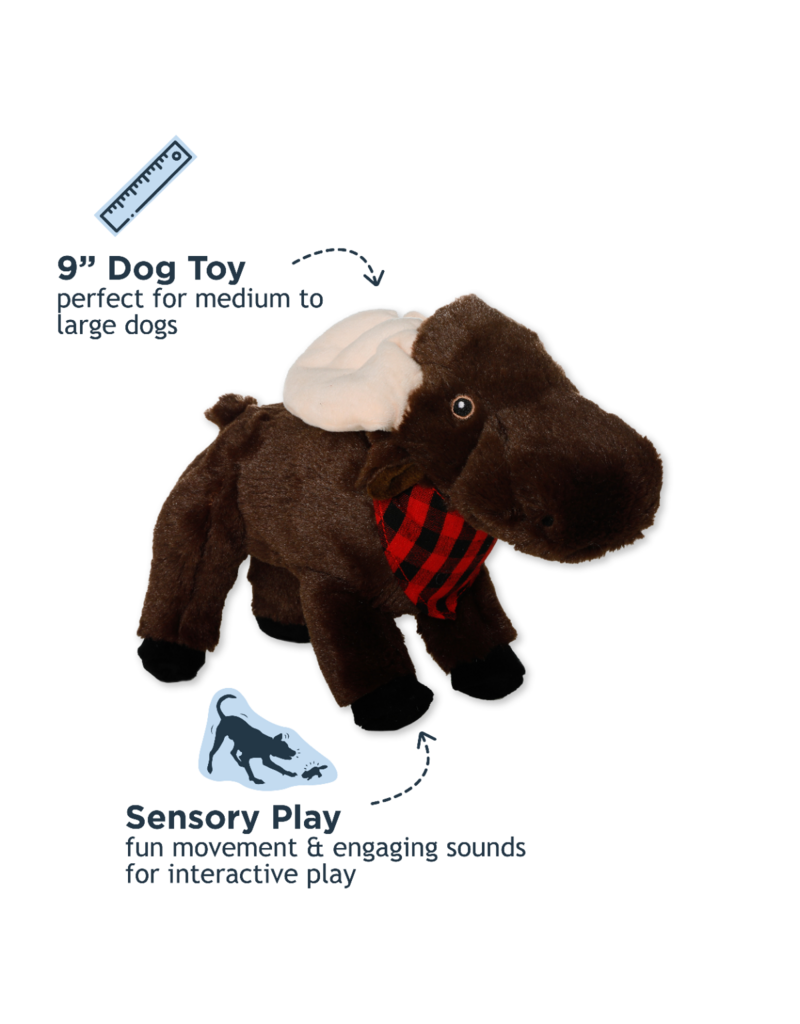 Tall Tails Tall Tails Plush Dog Toys | Animated Moose 11"