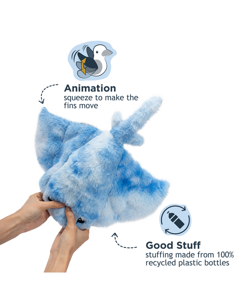 Tall Tails Tall Tails Plush Dog Toys | Animated Manta Ray 9"