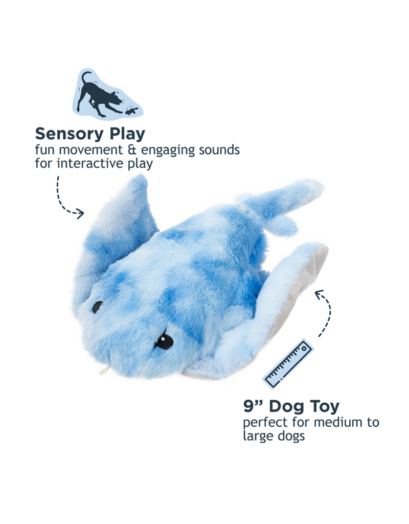 Tall Tails Tall Tails Plush Dog Toys | Animated Manta Ray 9"