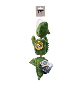 Tall Tails Tall Tails Plush Dog Toys | Jointed Alligator with Rope 14"