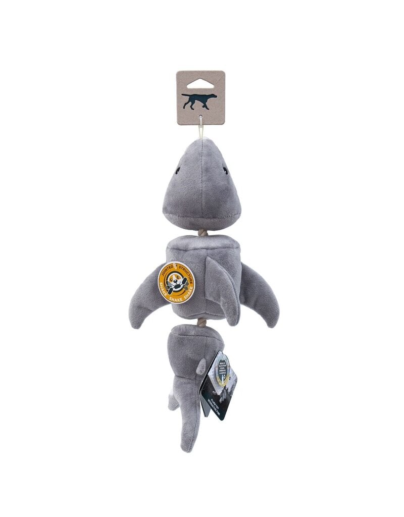 Tall Tails Tall Tails Plush Dog Toys | Jointed Shark with Rope 14"
