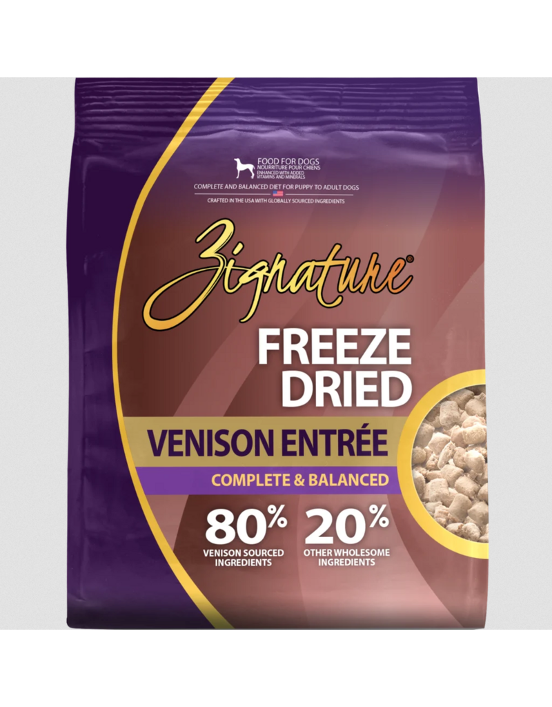 Zignature Zignature Freeze Dried Dog Food | Venison Entrée 12.5 oz