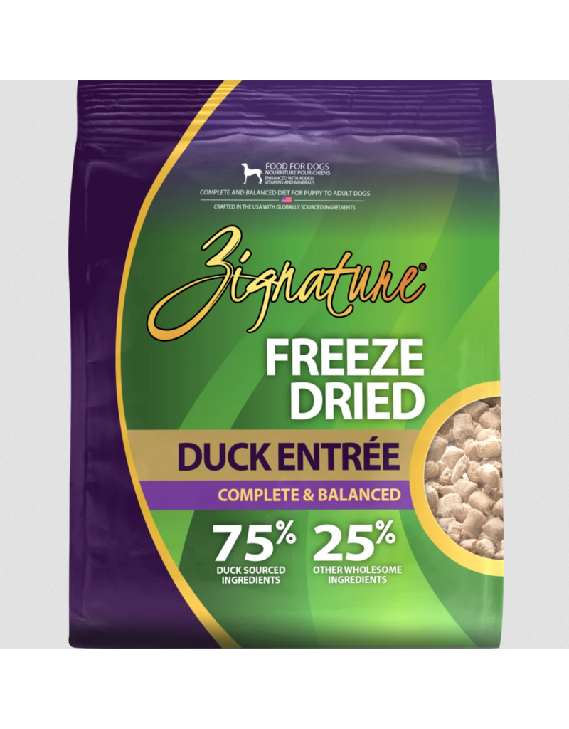 Zignature Zignature Freeze Dried Dog Food | Duck Entrée 25 oz