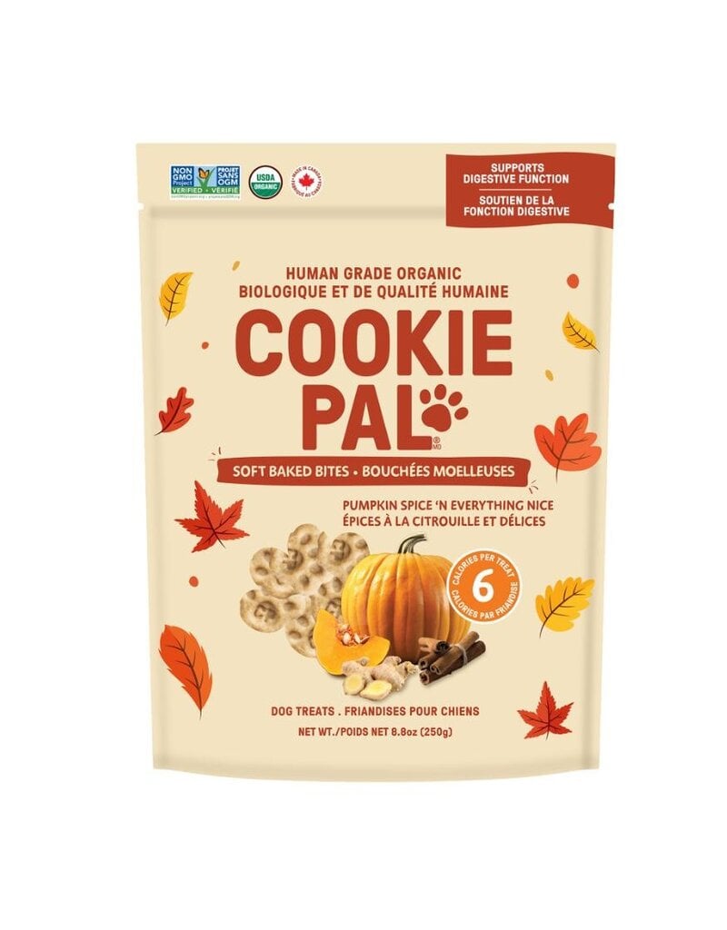 Cookie Pal Cookie Pal Organic Dog Treats | Pumpkin Spice N' Everything Nice Soft Bites 8.8 oz