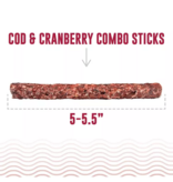 IcelandicPLUS Icelandic+ Dog Treats | Cod & Cranberry Combo Sticks 5.1 oz 16 pk