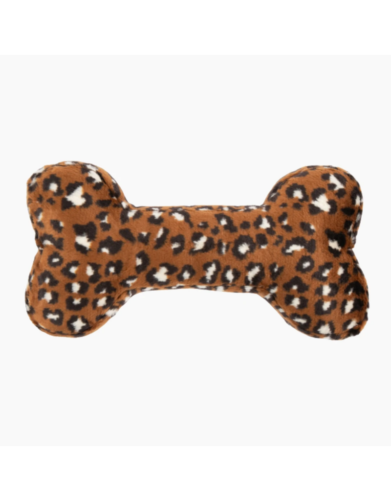 Fluff & Tuff Fluff & Tuff Inc. Dog Toys | Leopard Bone Extra Large (XL)