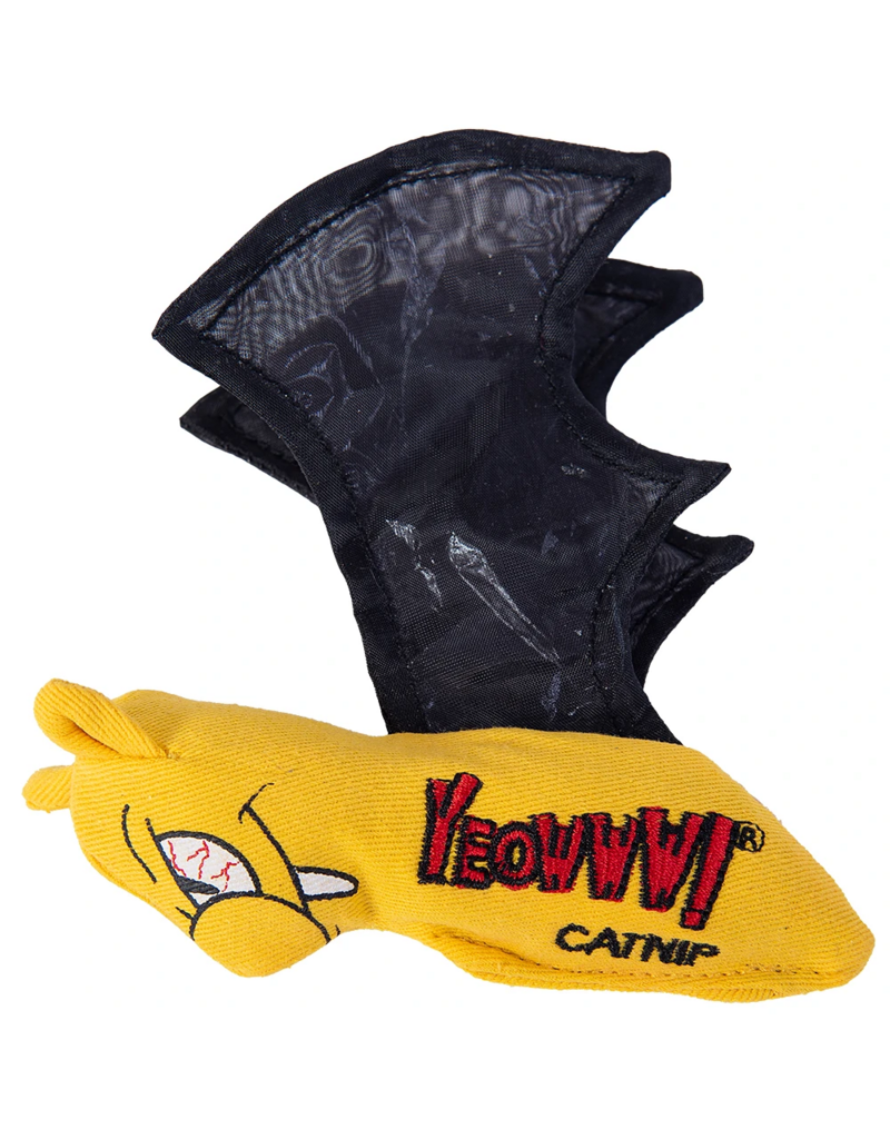 Yeowww! Yeowww! Halloween Cat Toy | Catnip Bat Toy