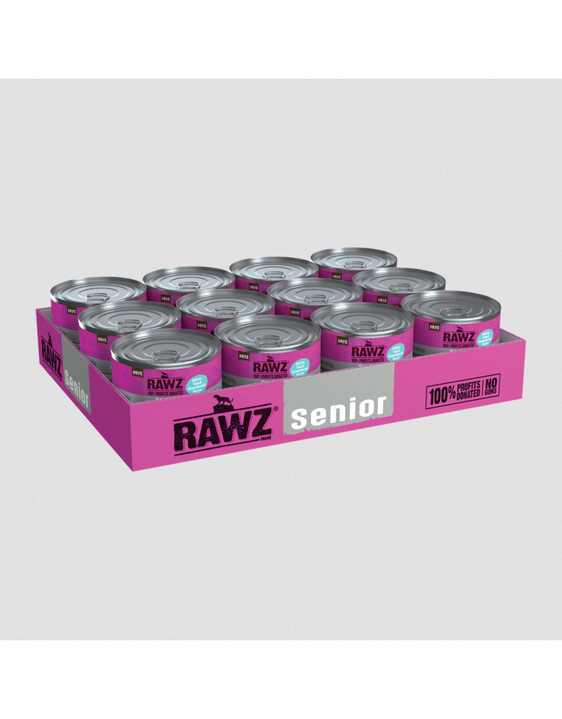 RAWZ RAWZ Canned Cat Food | Senior Salmon, Tuna & Green Mussels Pate 5.5 oz single