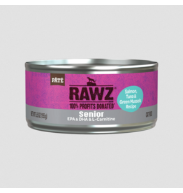 RAWZ RAWZ Canned Cat Food | Senior Salmon, Tuna & Green Mussels Pate 5.5 oz single