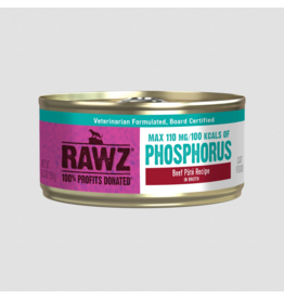 RAWZ RAWZ Canned Cat Food | Low Phosphorus Beef in Broth Pate 5.5 oz single