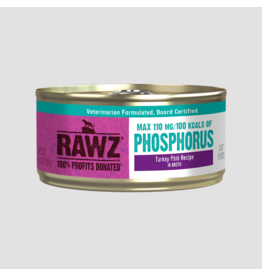 RAWZ RAWZ Canned Cat Food | Low Phosphorus Turkey in Broth Pate 5.5 oz single