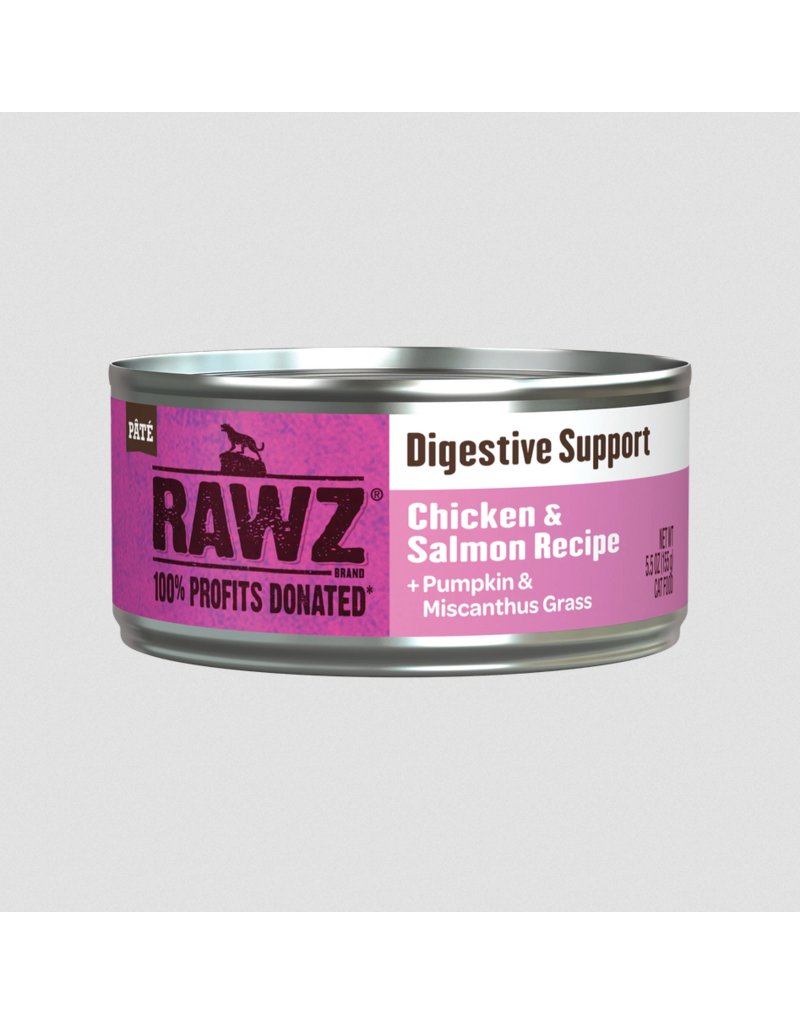 RAWZ RAWZ Canned Cat Food | Digestive Support Chicken & Salmon Pate 5.5 oz CASE/24