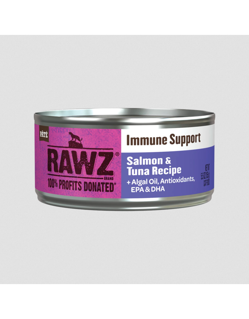 RAWZ RAWZ Canned Cat Food | Immune Support Salmon & Tuna Pate 5.5 oz CASE/24