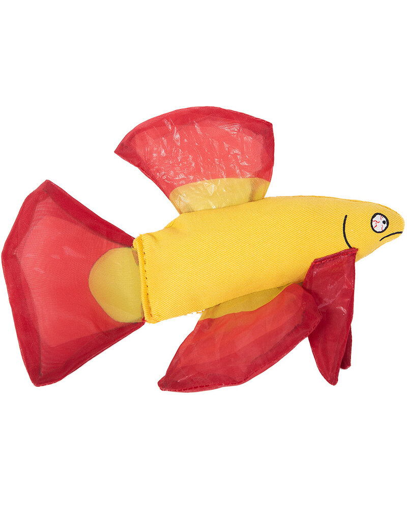 Yeowww! Yeowww! Catnip Cat Toys | Mo Beta Fish Red