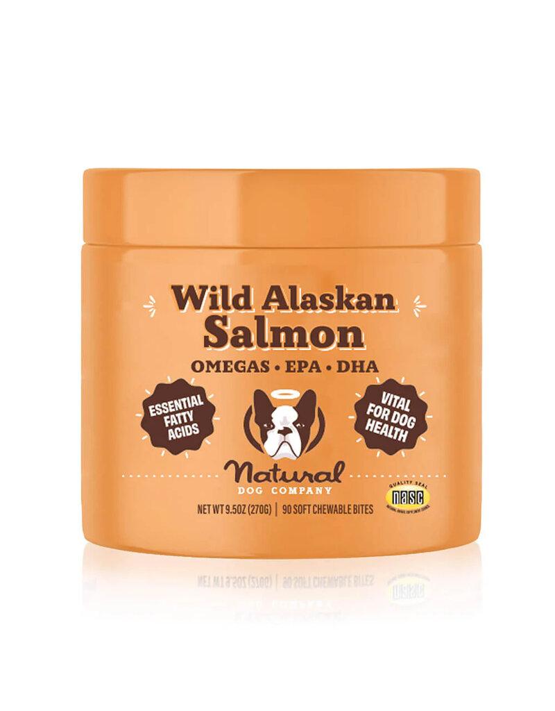 Natural Dog Company Natural Dog Company Supplements | Salmon Oil Chews 90 Ct
