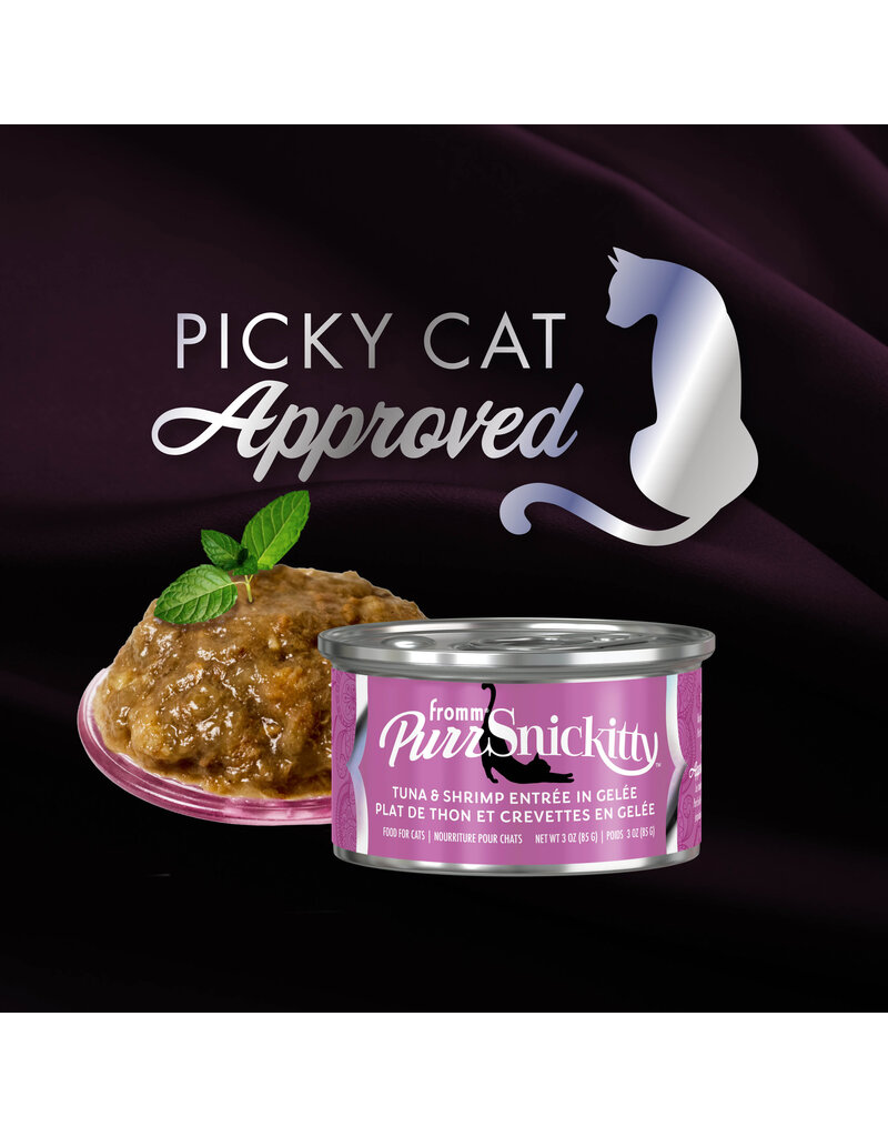 Fromm Fromm PurrSnickitty Canned Cat Food | Tuna & Shrimp in Gelee 3 oz single