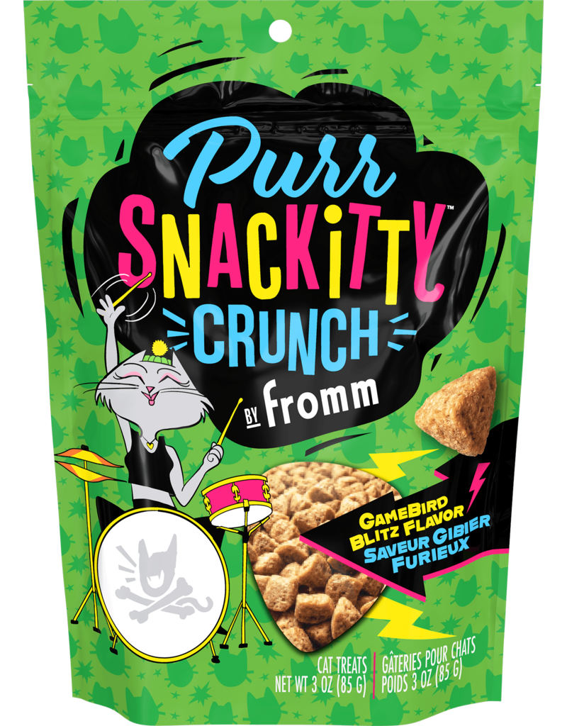 Fromm Fromm PurrSnackitty Crunchy Cat Treats |  Gamebird Blitz 3 oz