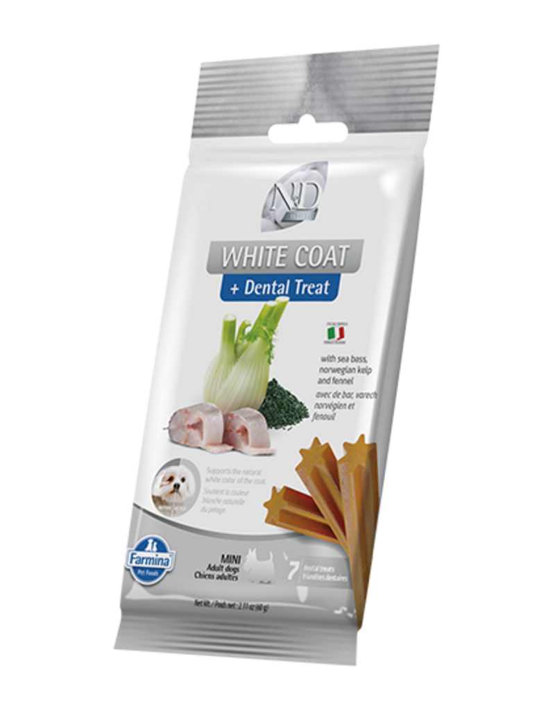 Farmina Pet Foods Farmina Dental Chews | White Coat Sea Bass Mini 7 Chews 2.1 oz