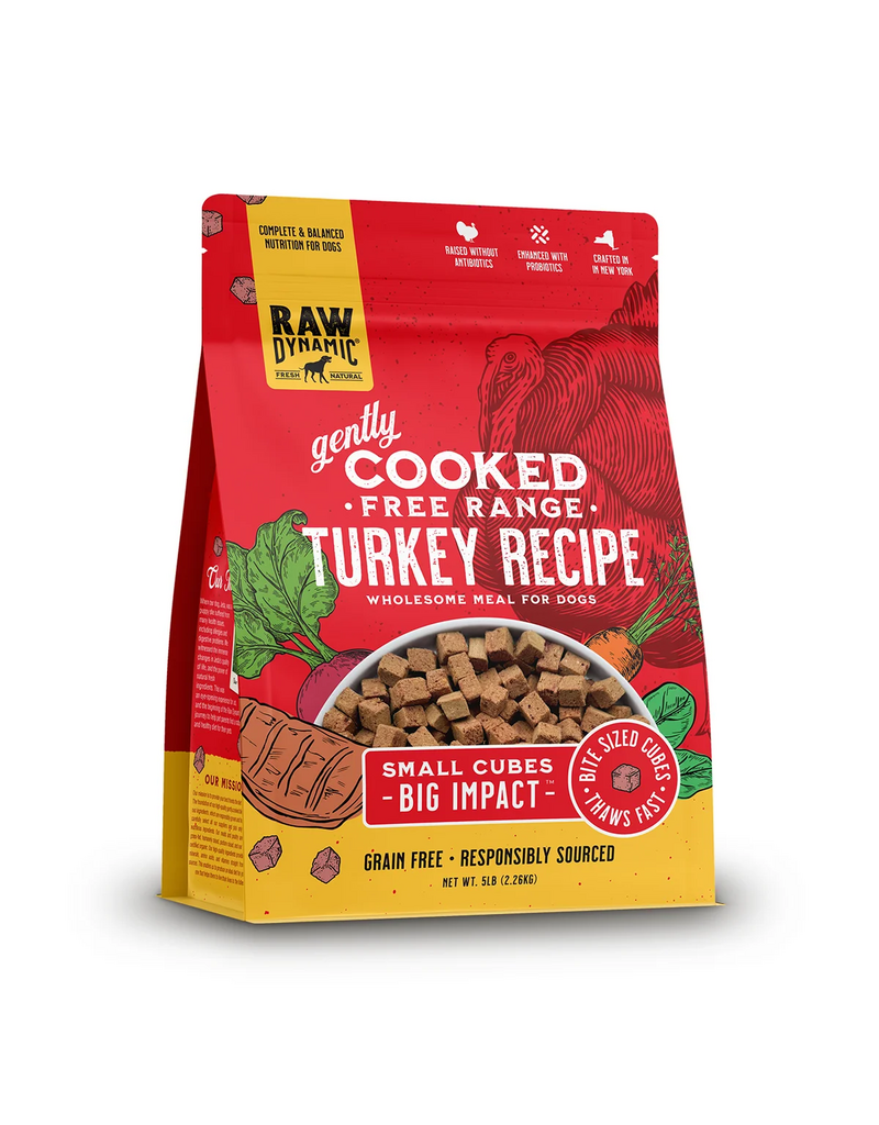Raw Dynamic Raw Dynamic Gently Cooked Dog Food | Free Range Turkey Recipe 2.5 lb (*Frozen Products for Local Delivery or In-Store Pickup Only. *)