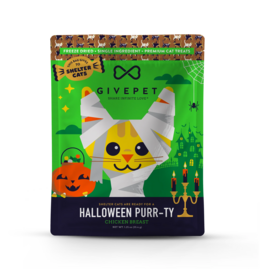 GivePet, LLC GivePet Halloween Cat Treats | Halloween Purr-ty Chicken Breast 1.25 oz