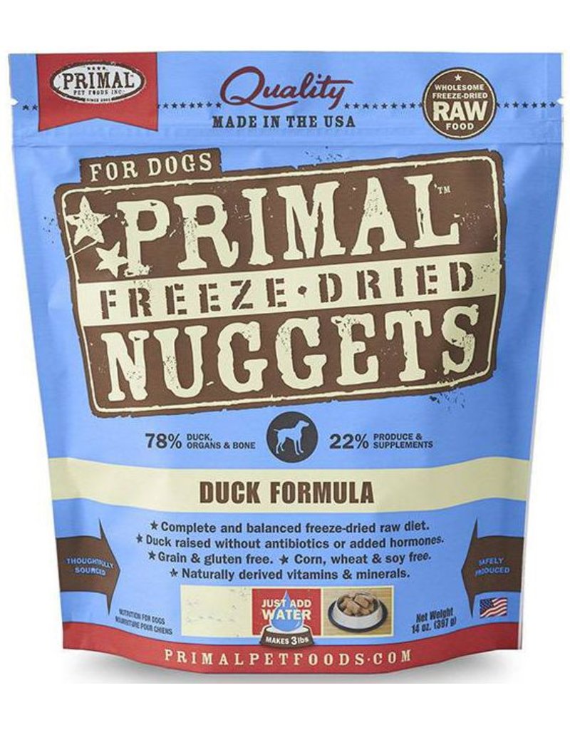 Primal Pet Foods Primal Freeze Dried Dog Nuggets Duck 5.5 oz