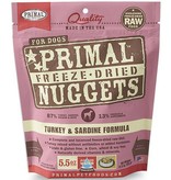 Primal Pet Foods Primal Freeze Dried Dog Nuggets Turkey & Sardine 5.5 oz