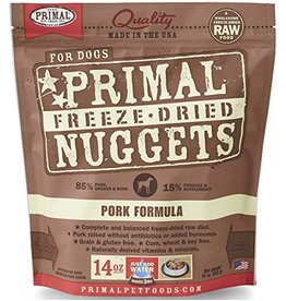 Primal Pet Foods Primal Freeze Dried Dog Nuggets | Pork 14 oz