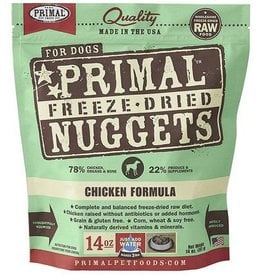 Primal Pet Foods Primal Freeze Dried Dog Nuggets Chicken 14 oz