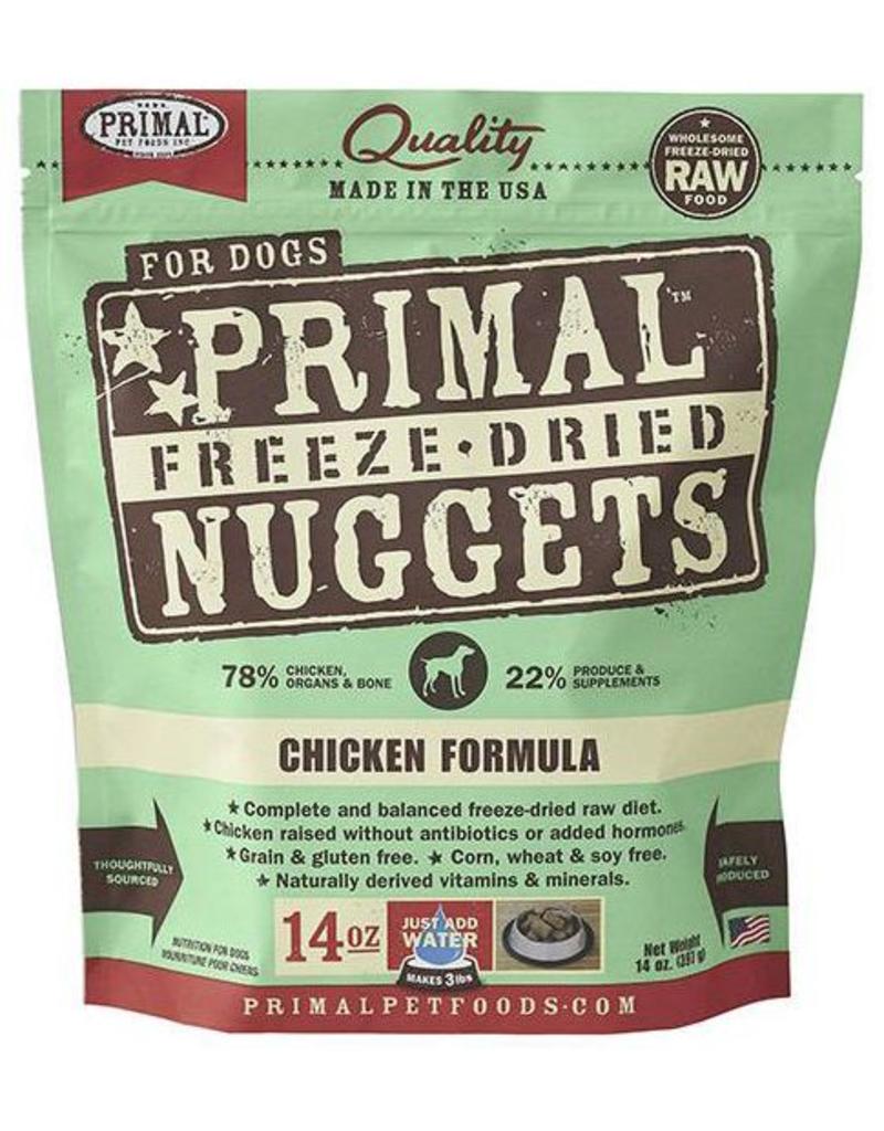 Primal Pet Foods Primal Freeze Dried Dog Nuggets Chicken 14 oz