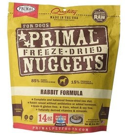 Primal Pet Foods Primal Freeze Dried Dog Nuggets | Rabbit 14 oz