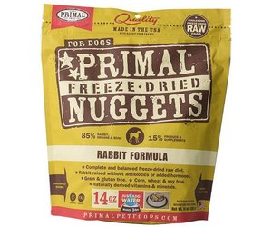 primal freeze dried rabbit cat